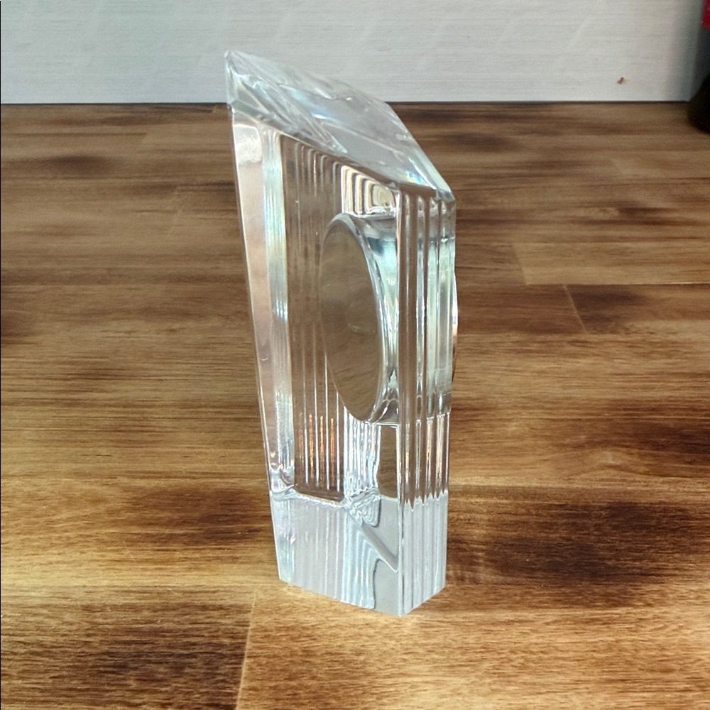 Waterford Crystal Clock with Gold Trim - Picture 4 of 11